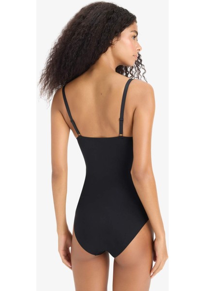 Çıkarılabilir Pedli Siyah Bodysuit Korse-Fall in Love E4743AX25SM fırsatları