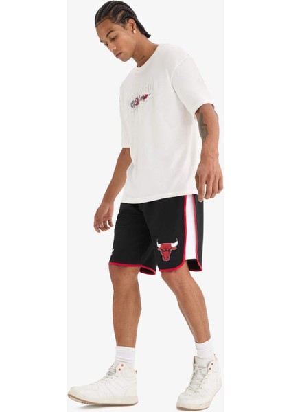 fit Nba Chicago Bulls Standart Fit Kısa Paça ŞORT A3822AX25SP