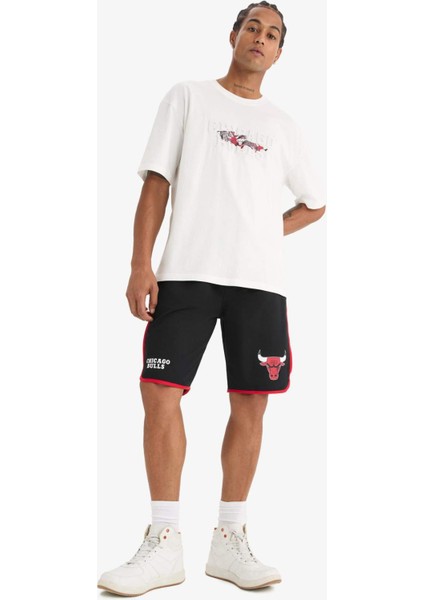 fit Nba Chicago Bulls Standart Fit Kısa Paça ŞORT A3822AX25SP
