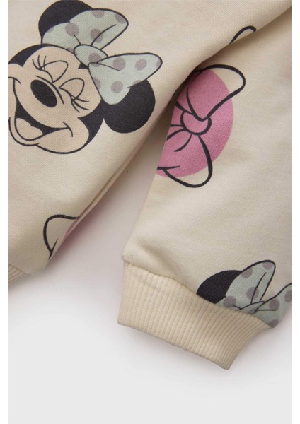 Kız Bebek Disney Mickey & Minnie Bisiklet Yaka Sweatshirt E4857A525SP indirimleri