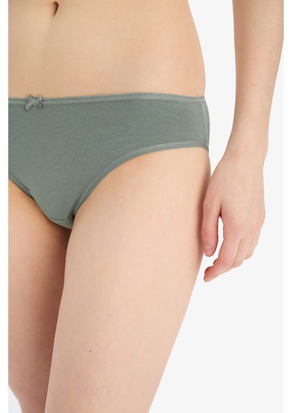 Desenli 3'lü Brief Külot-Fall in Love E4878AX25SP