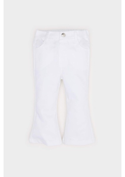 Kız Bebek Flare Fit İspanyol Paça Gabardin Pantolon E1798A525SM fiyatları