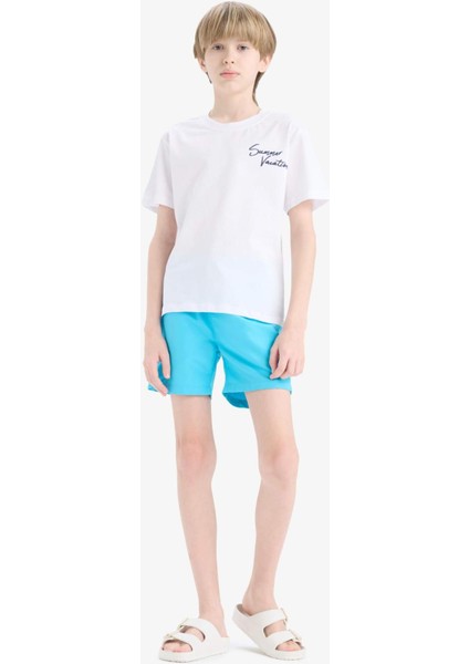 Erkek Çocuk Bisiklet Yaka Baskılı Kısa Kollu Tişört E3740A825SM fiyatları