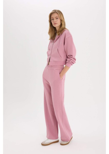 Coool Wide Leg Eşofman Altı Beli Lastikli Geniş Bol Paça B3345AX25SP fırsatları