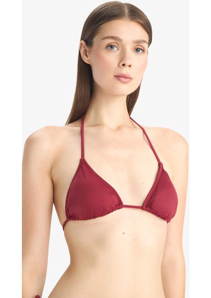 Regular Fit Üçgen Bikini Üstü-Fall in Love T3666AZ25SM modelleri