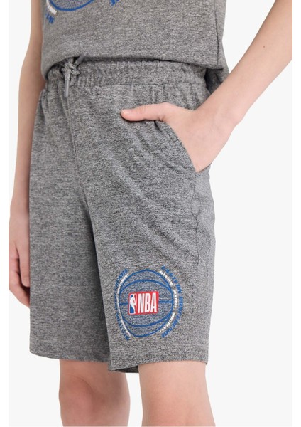 Erkek Çocuk NBA Wordmark Beli Lastikli Şort E4854A825SM