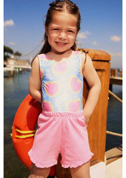 Kız Bebek Kalp Desenli Mayo C0788A525SM