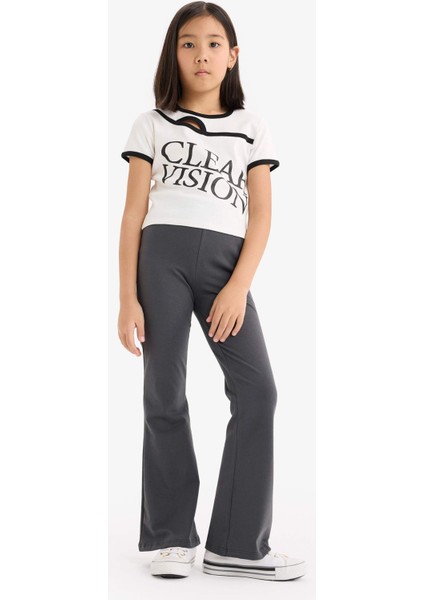 Kız Çocuk İspanyol Paça Tayt E1838A825SM modelleri