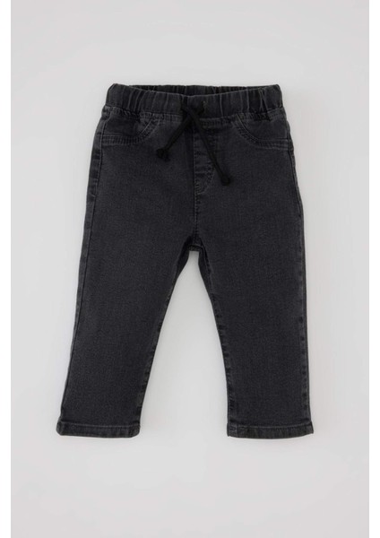 Erkek Bebek Düz Paça Jean Pantolon B6733A525SP