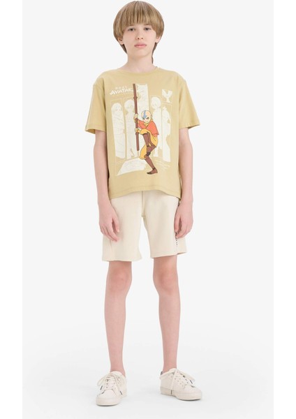 Erkek Çocuk Avatar the Last Airbender Bisiklet Yaka Kısa Kollu Tişört E3105A825SM modelleri