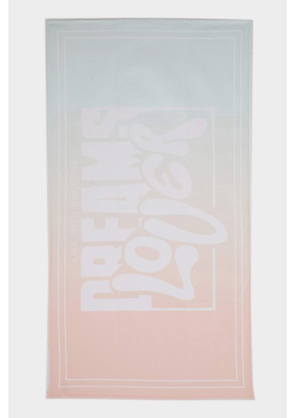 Kız Çocuk Desenli Plaj Havlusu E3912A825SM