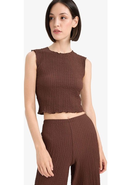 Slim Fit Dar Kesim Bisiklet Yaka Bürümcük Atlet E0999AX25SP modelleri