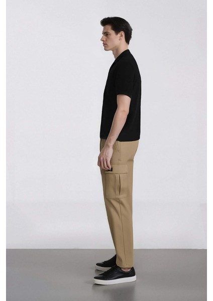 Relax Fit Rahat Kesim Yazlık Pantolon Kargo Cepli Düz Paça D5967AX25SP indirimleri