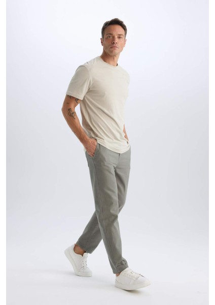 %100 Pamuk Regular Fit Normal Kesim Yazlık Jogger Pantolon D1045AX25SP fırsatları