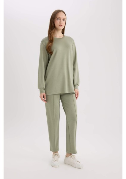 Regular Fit Esnek Belli Cepli Basic Düz Pantolon E1954AX25SP modelleri