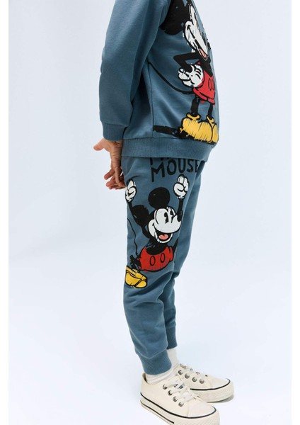 Erkek Bebek Disney Mickey & Minnie Beli Lastikli Eşofman Altı E4712A525SP