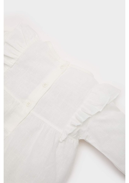 Kız Bebek 3'lü Takım Uzun Kollu Üst Beli Lastikli Şort Etek Külotlu Çorap D9318A525SP modelleri