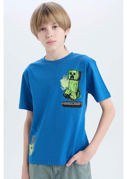 Erkek Çocuk Minecraft Kısa Kollu Tişört D9561A825SM fiyatları