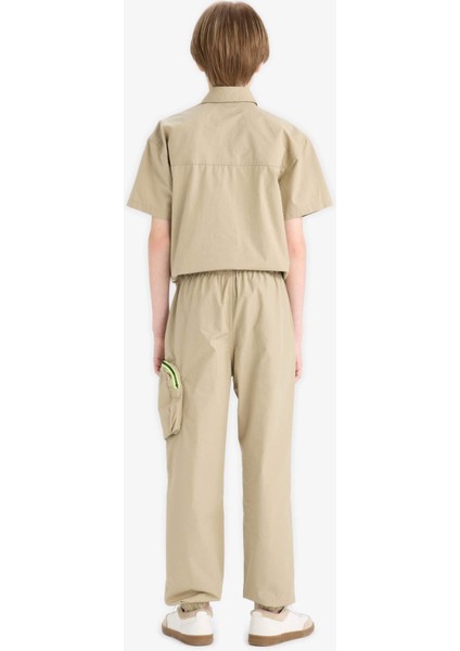 Erkek Çocuk Kargo Cepli Jogger Paça Paraşüt Pantolon E1556A825SM indirimleri