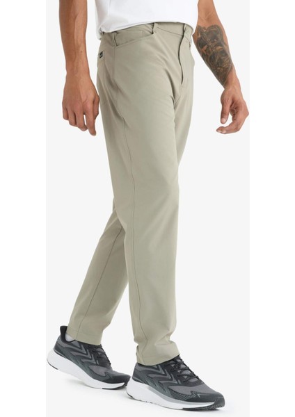 Fit Slim Fit Dar Kesim Standart Paça Esnek Multifonksiyonel Dokuma Sporcu Pantolon E3333AX25SP