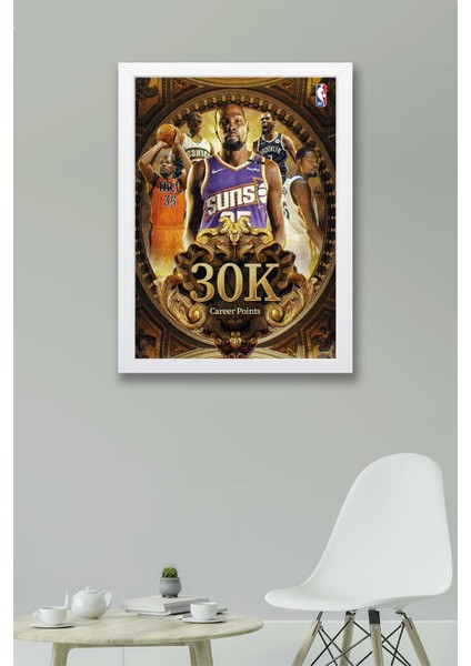 Kevin Durant Çerçeveli Tablo - Basketbol Nba Posteri Tablo fiyatları
