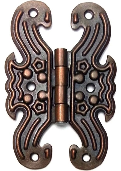 Dekoratif Sac Kelebek Menteşe - Büyük, Antik, 1 Adet