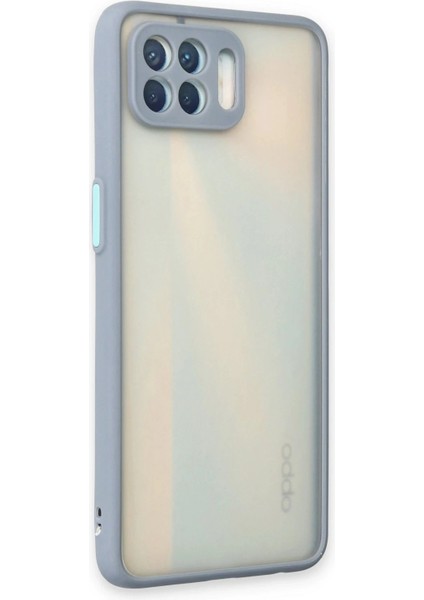 Newface Oppo Reno 4 Lite Kılıf Montreal Silikon Kapak - Gri modelleri