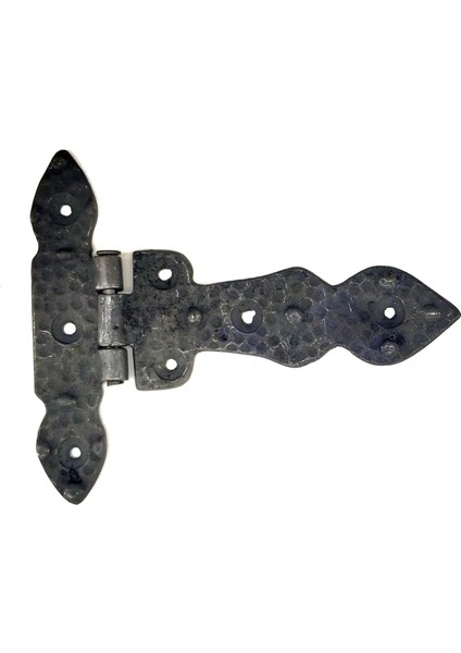 Antika Tarz Dekoratif Pirinç Kuyruklu Düğmeli Menteşe No1 - 117X142 Mm, Oksit