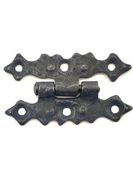 Antika Tarz Dekoratif Pirinç Yıldız Menteşe - 63X36 Mm, Oksit