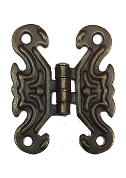 Dekoratif Sac Kelebek Menteşe - Küçük, Eskitme, 100 Adet