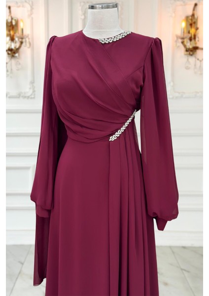 Feza Abiye Elbise Bordo fiyatları