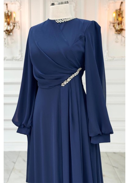 Feza Abiye Elbise Lacivert fiyatları