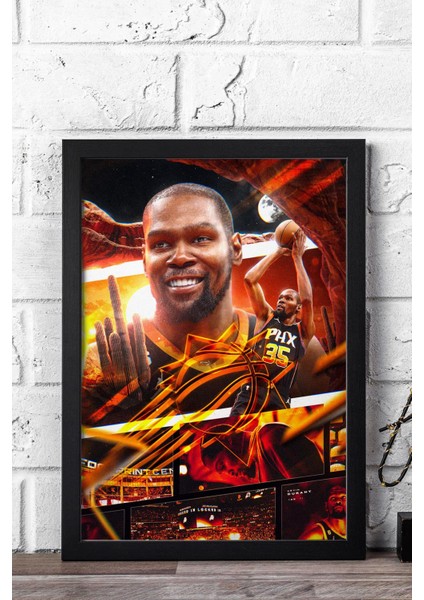 Kevin Durant Çerçeveli Tablo - Basketbol Nba Posteri Tablo