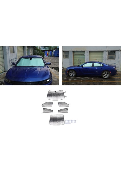 Dodge Charger 2015-2021 Için Ön Cam Güneşlik Alüminyum Folyo Ön Cam Güneş Gölge Kapak Güneşlik Araba Aksesuarları, 6 Adet (Yurt Dışından) fiyatları