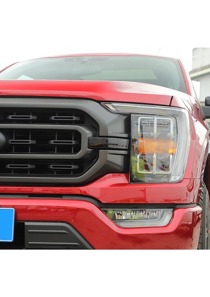 Ford F150 2021 2022 Araba Aksesuarları Için Ön Tampon Izgara Kapağı Trim Dekorasyon Etiketi, Abs Siyah (Yurt Dışından) fiyatları