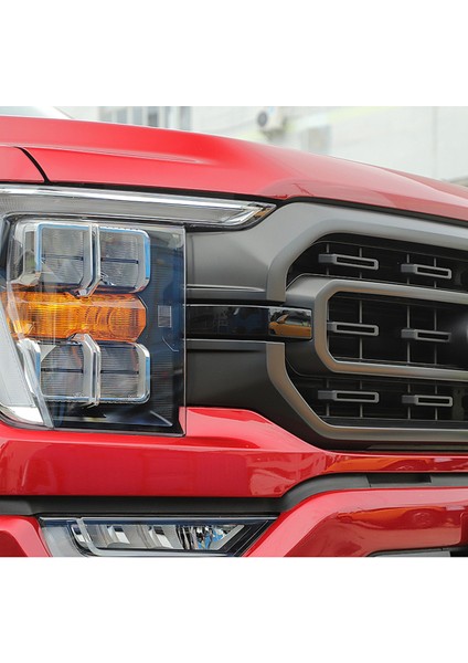 Ford F150 2021 2022 Araba Aksesuarları Için Ön Tampon Izgara Kapağı Trim Dekorasyon Etiketi, Abs Siyah (Yurt Dışından) indirimleri