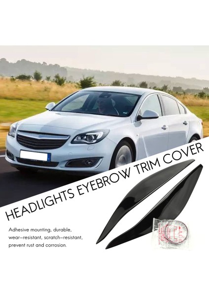 Farlar Kaş Göz Kapakları Trim Kapak Etiket Vauxhall Opel Insignia Için Standart 2008-2013 (Yurt Dışından) modelleri