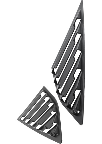 Mat Siyah Araba Arka Cam Perdeleri Yan Tuyere Panjurları Havalandırma Kapağı Ford Focus Mk3 Hatchback 2012-2018 (Yurt Dışından) modelleri