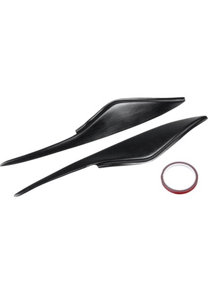 Araba Siyah Far Kaş Kapağı Trim Başkanı Işık Lambası Etiket Ford Mondeo Mk4 2007-2013 Için (Yurt Dışından)