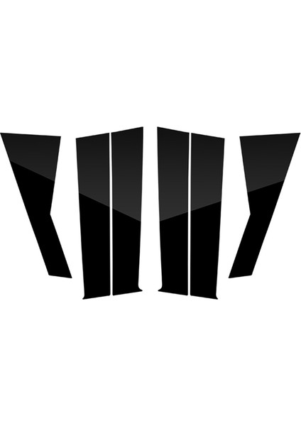 Araba Pencere Direkleri Kapı Döşeme Çıkartması Kapağı Dodge Journey 2010-2016 Dış Aksesuarlar Siyah (Yurt Dışından) fiyatları