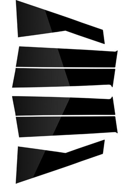 Araba Pencere Direkleri Kapı Döşeme Çıkartması Kapağı Dodge Journey 2010-2016 Dış Aksesuarlar Siyah (Yurt Dışından) modelleri