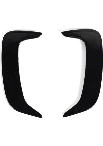 Arka Tampon Yan Kanat Havalandırma Çıkış Kapağı Döşemesi Dodge Charger 2015-2021 Aksesuarları 2 Adet (Siyah) (Yurt Dışından)