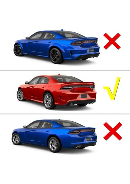 Arka Tampon Yan Kanat Havalandırma Çıkış Kapağı Döşemesi Dodge Charger 2015-2021 Aksesuarları 2 Adet (Siyah) (Yurt Dışından) modelleri