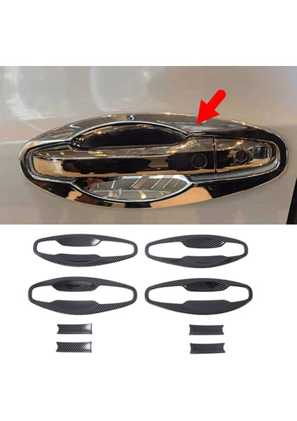 Karbon Fiber Araba Dış Kapı Kolu Kase Kapağı Trim Etiket Dekorasyon Honda Odyssey 2022 Için (Yurt Dışından) fiyatları