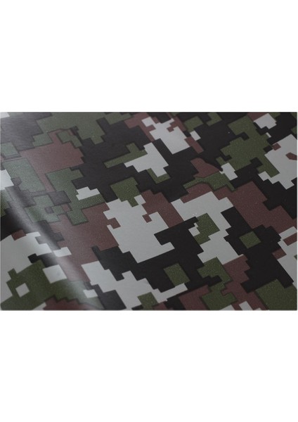 1 Rulo Camo Araba Etiket Karbon Fiber Motosiklet Pvc Vinil Ordu Etiket Camo Woodland Kamuflaj Etiket Siyah Dijital Kamuflaj 152X10 cm (Yurt Dışından) fırsatları
