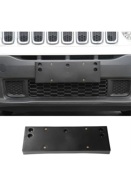 Jeep Renegade 2016-2021 Için Ön Plaka Tutucu Plaka Braketi Aksesuarları Siyah (Yurt Dışından) fırsatları