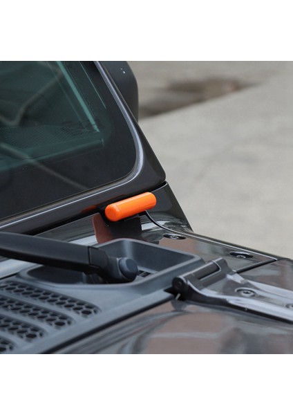Araba Ön Cam Menteşe Kapağı Trim Etiket Jeep Wrangler Jl Jt 2018-2022 Dış Aksesuarlar, Abs Turuncu (Yurt Dışından) fiyatları
