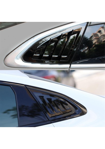 Araba Arka Cam Panjur Kapağı Döşeme Pencere Panjuru Yan Havalandırma Döşemesi Chevrolet Malibu Xl 2016-2021 Parlak Siyah (Yurt Dışından) indirimleri