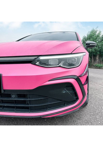 Araba Parlak Siyah Ön Tampon Yan Splitter Spoiler Trim Sis Lambası Canard Vw Golf Mk8 Standart Gtı Rline 2021-2023 (Yurt Dışından) fiyatları