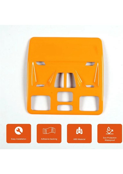 Ford Ranger 2023 2024 Araba Ön Okuma Işığı Çerçeve Kapağı Döşeme Iç Aksesuarlar Turuncu (Yurt Dışından) fiyatları